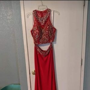 Red prom dress